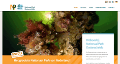 Desktop Screenshot of np-oosterschelde.nl